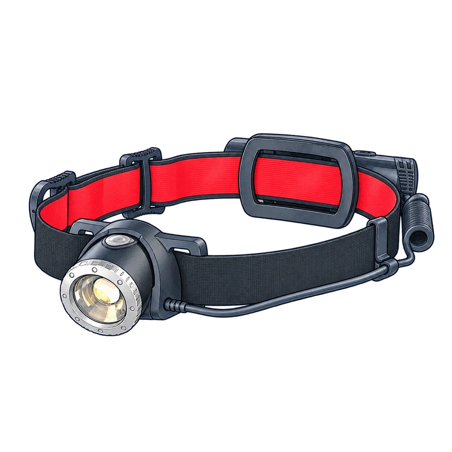 Farbige Strichzeichnung: Ledlenser H8R